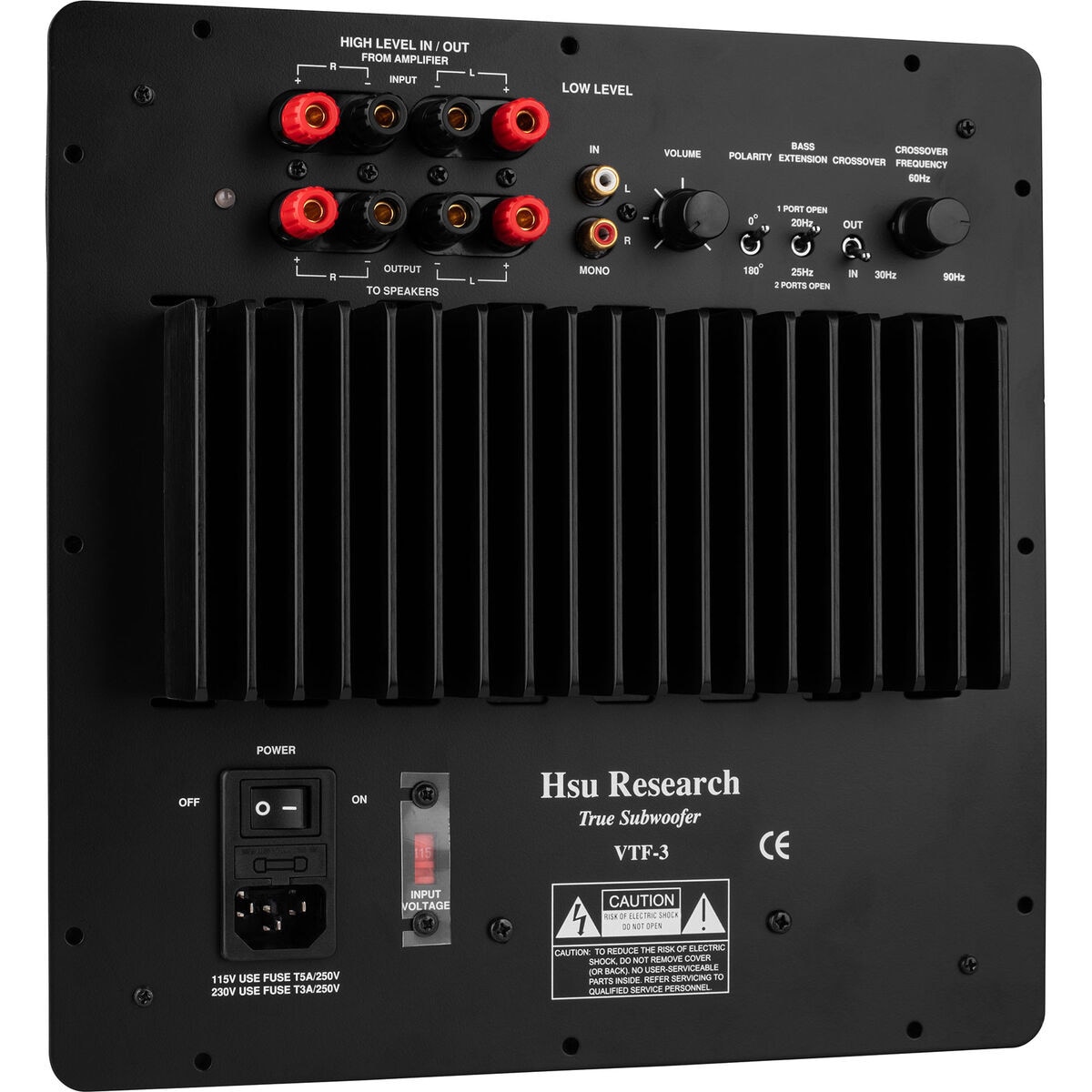 HSU Research VTF-3 250 Watt Subwoofer Plate Amplifier
